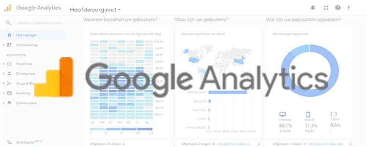 online marketing Google Analytics artikelen GA rapportenwebanalyse