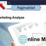 online marketing de titel van de pagina title tag SEO